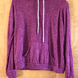Burgundy  Hoodie with Front Pocket